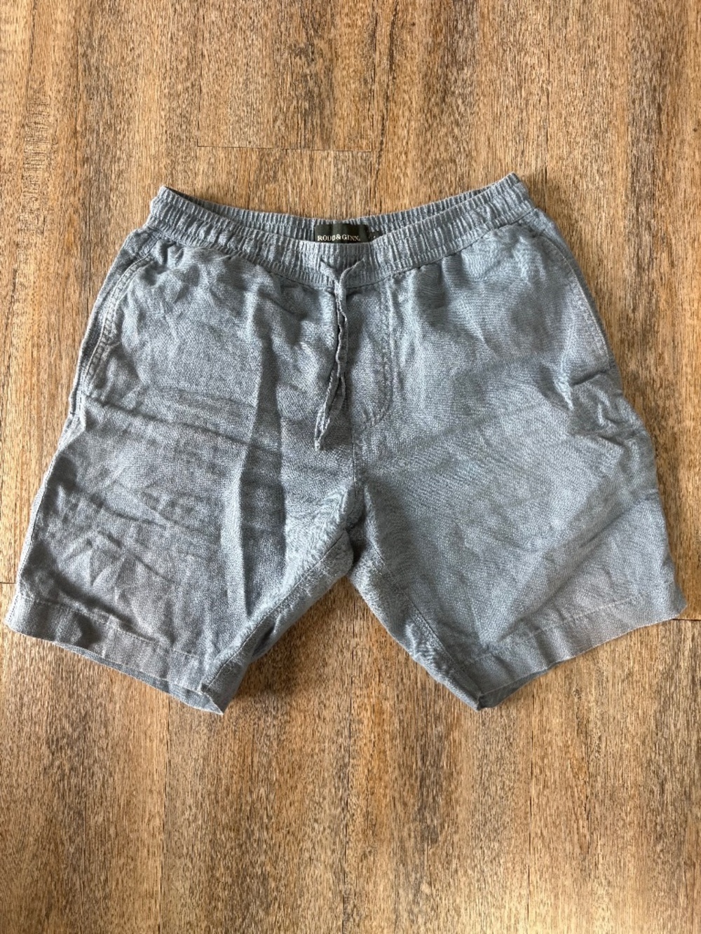 Rodd & Gunn 100% Linen Shorts – Light blue - Men’s S (Fits Like M)